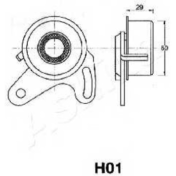 Натяжитель ремня ГРМ ASHIKA 45-0H-001-1