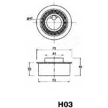 Натяжитель ремня ГРМ ASHIKA 45-0H-003-1