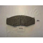 Колодки тормозные дисковые передний для NISSAN BLUEBIRD, PICKUP, PRAIRIE, SERENA, SILVIA, VANETTE <b>ASHIKA 50-01-111</b>