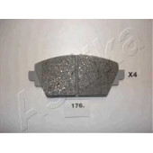 Колодки тормозные дисковые передний для HONDA ACCORD(CF,CG,CH,CK) / NISSAN ALMERA TINO(V10), PRIMERA(P12,WP12) <b>ASHIKA 50-01-176</b>