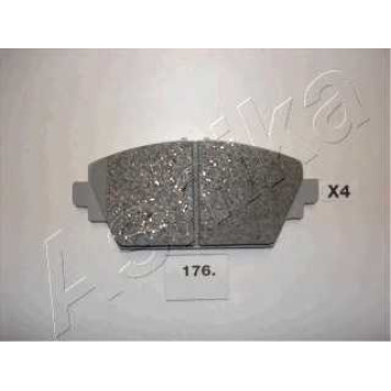 Колодки тормозные дисковые передний для HONDA ACCORD(CF,CG,CH,CK) / NISSAN ALMERA TINO(V10), PRIMERA(P12,WP12) <b>ASHIKA 50-01-176</b>