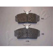 Колодки тормозные дисковые передний для NISSAN ALMERA(N16), PRIMERA(P11,WP11) <b>ASHIKA 50-01-179</b>
