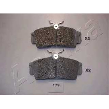 Колодки тормозные дисковые передний для NISSAN ALMERA(N16), PRIMERA(P11,WP11) <b>ASHIKA 50-01-179</b>