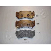 Колодки тормозные дисковые передний для NISSAN ALMERA(N15) <b>ASHIKA 50-01-191</b>