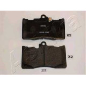 Колодки тормозные дисковые передний для LEXUS GS(GRS19#, GWS19#, URS19#, UZS19#) <b>ASHIKA 50-02-222</b>