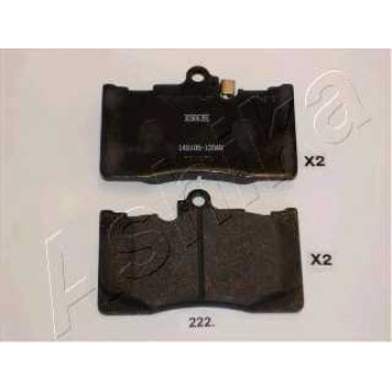 Колодки тормозные дисковые передний для LEXUS GS(GRS19#, GWS19#, URS19#, UZS19#) <b>ASHIKA 50-02-222</b>