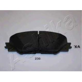 Колодки тормозные дисковые передний для TOYOTA ALLION(AZT24#, NZT24#, ZZT24#), AURIS(NZE18#, ZRE18#, ZWE18#), RAV 4(ACA3#, ACE#, ALA3#, GSA3#, ZSA3#) <b>ASHIKA 50-02-230</b>