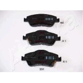 Колодки тормозные дисковые передний для TOYOTA AURIS(ADE15#, NDE15#, NRE15#, ZRE15#, ZZE15#), COROLLA(#E12J#, #E12T#) <b>ASHIKA 50-02-250</b>