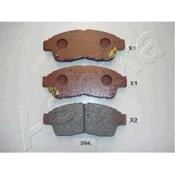 Колодки тормозные дисковые передний для TOYOTA CAMRY, CARINA E, CELICA, COROLLA, CORONA, PICNIC, RAV 4 <b>ASHIKA 50-02-264</b>