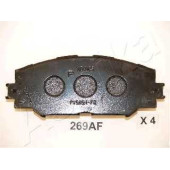 Колодки тормозные дисковые передний для SUBARU TREZIA / TOYOTA AURIS, COROLLA, RAV 4, URBAN CRUISER, VERSO S <b>ASHIKA 50-02-269</b>