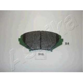 Колодки тормозные дисковые передний для MAZDA RX 8(SE17) <b>ASHIKA 50-03-313</b>