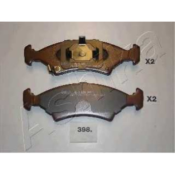 Колодки тормозные дисковые передний для KIA BESTA, SEPHIA(FA,FB), SHUMA(FB) <b>ASHIKA 50-03-398</b>