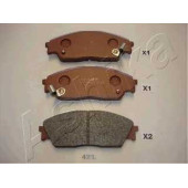 Колодки тормозные дисковые передний для HONDA ACCORD(CA,CB), CIVIC II Shuttle(EE), CIVIC(EC,ED,EE), CRX(ED,EE), PRELUDE(BA) <b>ASHIKA 50-04-423</b>