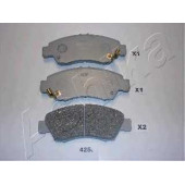 Колодки тормозные дисковые передний для HONDA CITY, CIVIC(EG,EH,EJ,EK,EM1,MA,MB), JAZZ(GD), LOGO(GA3) <b>ASHIKA 50-04-425</b>