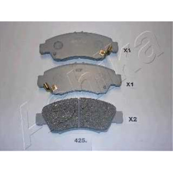 Колодки тормозные дисковые передний для HONDA CITY, CIVIC(EG,EH,EJ,EK,EM1,MA,MB), JAZZ(GD), LOGO(GA3) <b>ASHIKA 50-04-425</b>