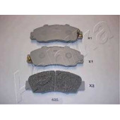 Колодки тормозные дисковые передний для HONDA ACCORD, CIVIC, CR, HR, INTEGRA, LEGEND, NSX, PRELUDE, SHUTTLE <b>ASHIKA 50-04-432</b>