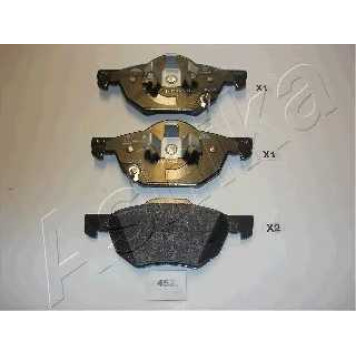 Колодки тормозные дисковые передний для HONDA ACCORD(CL,CM) <b>ASHIKA 50-04-452</b>
