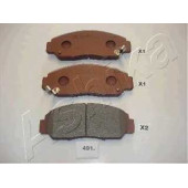 Колодки тормозные дисковые передний для HONDA CIVIC(EP,EU,EV,FA,FD), FR(BE), STREAM(RN) <b>ASHIKA 50-04-491</b>