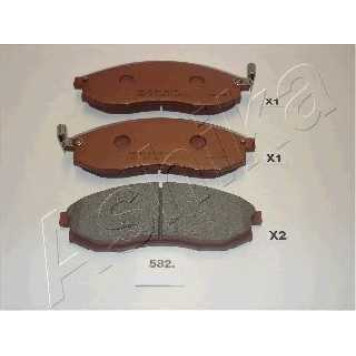 Колодки тормозные дисковые передний для MITSUBISHI L 200(K6#T,K7#T) <b>ASHIKA 50-05-582</b>