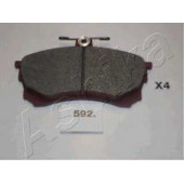 Колодки тормозные дисковые передний для MITSUBISHI CARISMA(DA#) <b>ASHIKA 50-05-592</b>