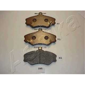 Колодки тормозные дисковые передний для HYUNDAI H100(P), PORTER <b>ASHIKA 50-05-595</b>