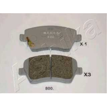 Колодки тормозные дисковые передний для NISSAN MICRA(K13), NOTE(E12) / OPEL AGILA(B) / SUZUKI SPLASH, SWIFT(EZ,MZ) <b>ASHIKA 50-08-800</b>