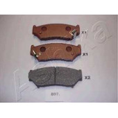 Колодки тормозные дисковые передний для SUZUKI GRAND VITARA(FT), JIMNY(FJ), VITARA(ET,TA) <b>ASHIKA 50-08-897</b>