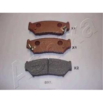 Колодки тормозные дисковые передний для SUZUKI GRAND VITARA(FT), JIMNY(FJ), VITARA(ET,TA) <b>ASHIKA 50-08-897</b>