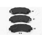 Колодки тормозные дисковые передний для ISUZU D-MAX(8DH,TFR,TFS) <b>ASHIKA 50-09-914</b>