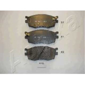 Колодки тормозные дисковые передний для HYUNDAI ACCENT(MC), i20(PB,PBT) / KIA RIO(JB) <b>ASHIKA 50-0K-K12</b>