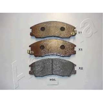 Колодки тормозные дисковые передний для HYUNDAI TERRACAN(HP) <b>ASHIKA 50-H0-006</b>