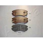 Колодки тормозные дисковые передний для HYUNDAI COUPE, GRANDEUR, SONATA, TUCSON / KIA MAGENTIS, OPIRUS, SOUL, SPORTAGE <b>ASHIKA 50-H0-010</b>