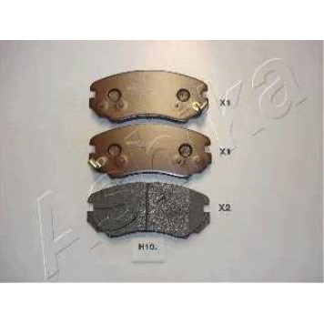 Колодки тормозные дисковые передний для HYUNDAI COUPE, GRANDEUR, SONATA, TUCSON / KIA MAGENTIS, OPIRUS, SOUL, SPORTAGE <b>ASHIKA 50-H0-010</b>