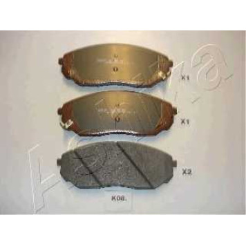 Колодки тормозные дисковые передний для KIA SORENTO(JC) <b>ASHIKA 50-K0-008</b>