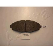 Колодки тормозные дисковые передний для CHERY QQ3 / CHEVROLET MATIZ(M200,M250) / DAEWOO MATIZ(KLYA) <b>ASHIKA 50-W0-004</b>