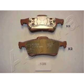Колодки тормозные дисковые задний для MAZDA 3(BK), 5(CR19) / NISSAN PRIMERA(P12,WP12) <b>ASHIKA 51-01-138</b>