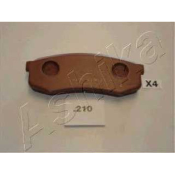 Колодки тормозные дисковые задний для MITSUBISHI PAJERO / TOYOTA LAND CRUISER 90, LAND CRUISER <b>ASHIKA 51-02-210</b>