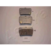 Колодки тормозные дисковые задний для CHERY J11, TIGGO 3 / TOYOTA RAV 4(ACA2#,CLA2#,XA2#,ZCA2#) <b>ASHIKA 51-02-256</b>