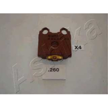 Колодки тормозные дисковые задний для LEXUS GS, IS SportCross, IS, SC / TOYOTA ALTEZZA GITA, ALTEZZA, ARISTO, CELSIOR <b>ASHIKA 51-02-260</b>