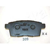 Колодки тормозные дисковые задний для MAZDA CX-7(ER) <b>ASHIKA 51-03-309</b>