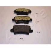 Колодки тормозные дисковые задний для HONDA CIVIC(FK,FN) <b>ASHIKA 51-04-403</b>