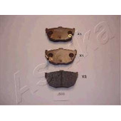 Колодки тормозные дисковые задний для HYUNDAI COUPE(GK,RD), ELANTRA(HD,XD), LANTRA(J-1,J-2), MATRIX(FC) / KIA CERATO(LD) <b>ASHIKA 51-05-595</b>