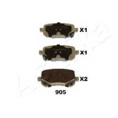 Колодки тормозные дисковые задний для CHRYSLER GRAND VOYAGER(RT) / LANCIA VOYAGER(RT) <b>ASHIKA 51-09-905</b>