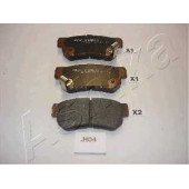 Колодки тормозные дисковые задний для HYUNDAI ELANTRA, GETZ, GRANDEUR, HIGHWAY, MATRIX, SANTA FE, SONATA, TRAJET, TUCSON, XG / KIA MAGENTIS, OPIRUS, SPORTAGE <b>ASHIKA 51-0H-H04</b>