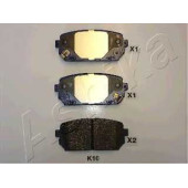 Колодки тормозные дисковые задний для KIA CARENS(UN) <b>ASHIKA 51-0K-K10</b>