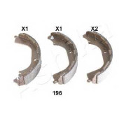 Комплект тормозных колодок задний для INFINITI QX4 / NISSAN PATHFINDER(R50), PICKUP(D22) <b>ASHIKA 55-01-196</b>