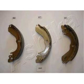 Комплект тормозных колодок задний для MITSUBISHI COLT(C5#A, CA#A, CJ#, CP#), LANCER(C1#V, C3#V, C6#A, C7#A, CB#W, CB/D#A, CD#W, CJ-CP#) <b>ASHIKA 55-05-587</b>
