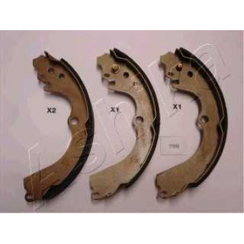 Комплект тормозных колодок задний для SUBARU FORESTER(SF,SG), IMPREZA(GC,GD,GF,GFC,GG), LEGACY(BC,BD,BG,BJF) <b>ASHIKA 55-07-798</b>