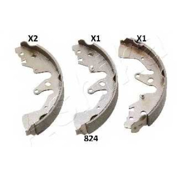 Комплект тормозных колодок задний для SUZUKI GRAND VITARA(JT) <b>ASHIKA 55-08-824</b>