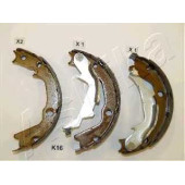 Комплект тормозных колодок задний для HYUNDAI GETZ(TB), i20(PB,PBT), SONATA(EF), XG(XG) / KIA MAGENTIS(GD), SOUL(AM) <b>ASHIKA 55-0K-K16</b>